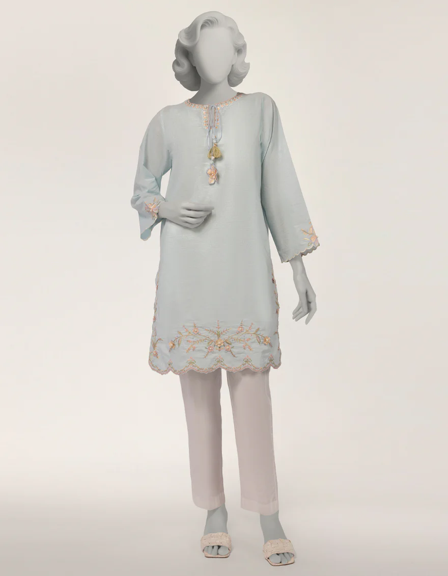BLUE DOBBY KURTI | JJLK-S-JSS-26-597 FB/ASSORTMENT-09