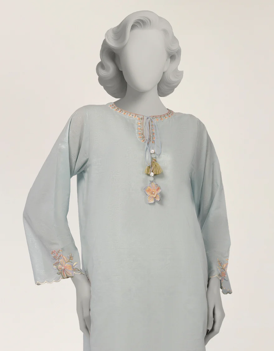 BLUE DOBBY KURTI | JJLK-S-JSS-26-597 FB/ASSORTMENT-09 - Image 2