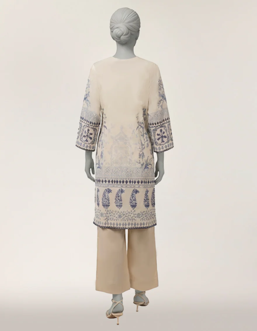INDIGO LAWN KURTI | JJLK-S-JSS-26-600 FB/ASSORTMENT-12 - Image 3
