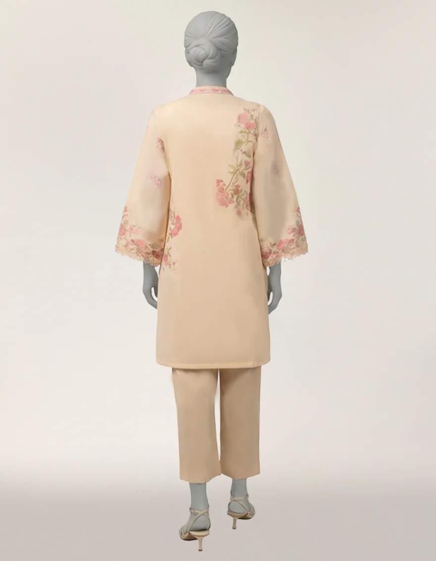 BEIGE LAWN KURTI | JJLK-S-JSS-26-603 FB/ASSORTMENT-15 - Image 3