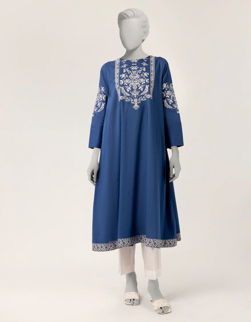 BLUE LAWN KURTI | JJLK-S-JSS-26-613 FB/ASSORTMENT-25