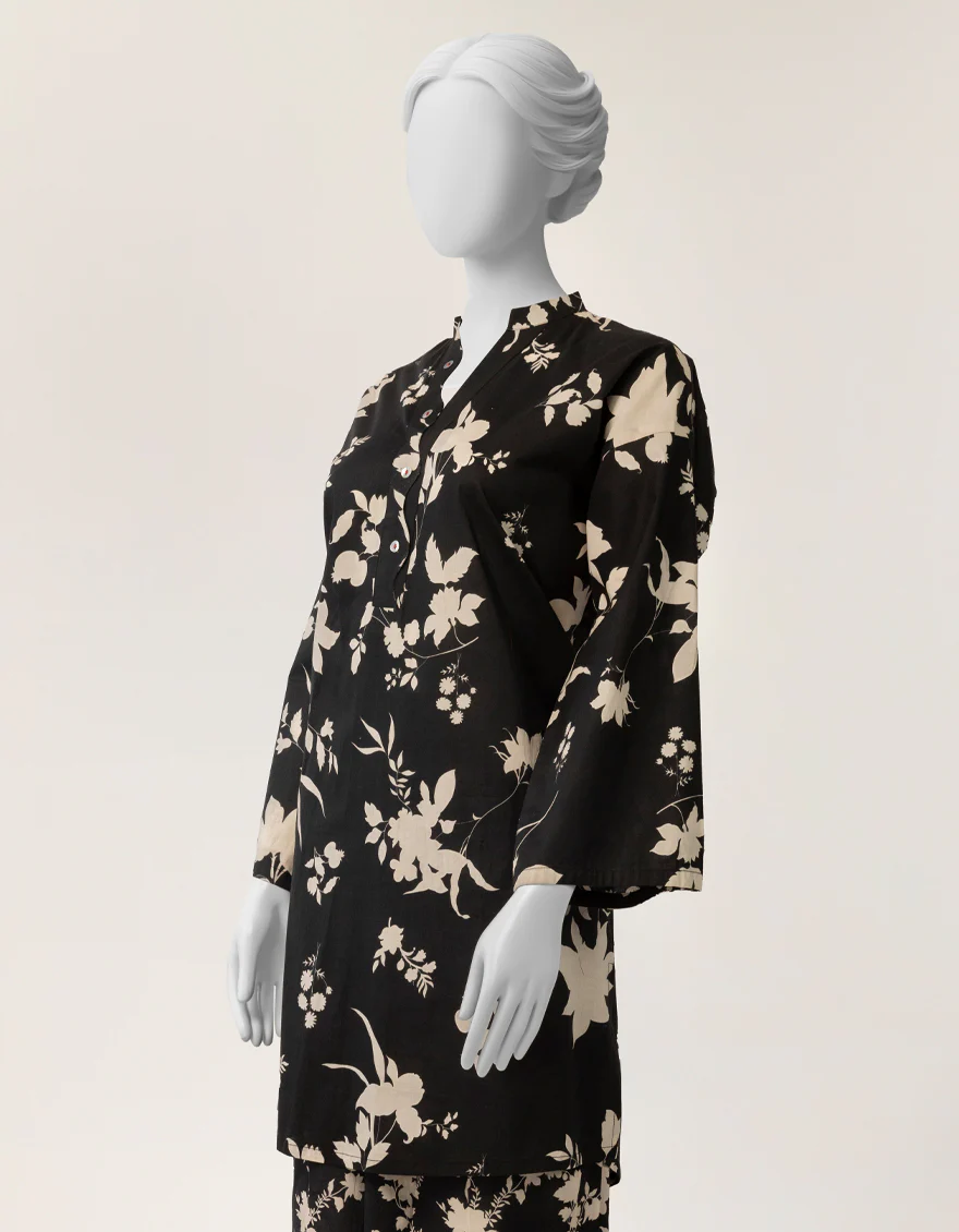 BLACK LAWN KURTI | JJLK-S-JSS-26-614 FB/ASSORTMENT-1 - Image 3