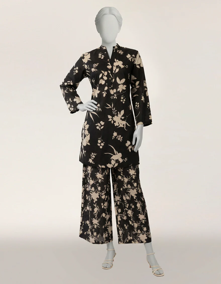 BLACK LAWN KURTI | JJLK-S-JSS-26-614 FB/ASSORTMENT-1 - Image 6