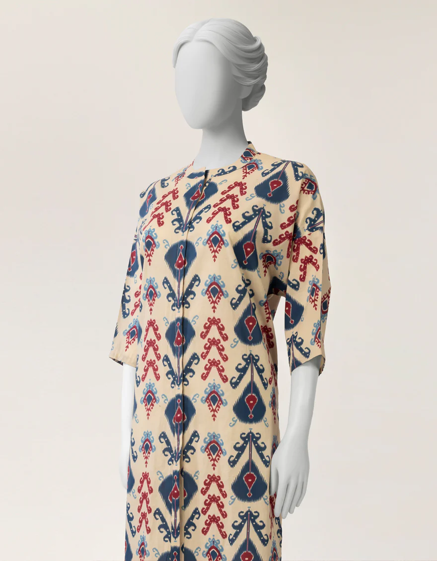 BEIGE LAWN KURTI | JJLK-S-JSS-26-617 FB/ASSORTMENT-4 - Image 2