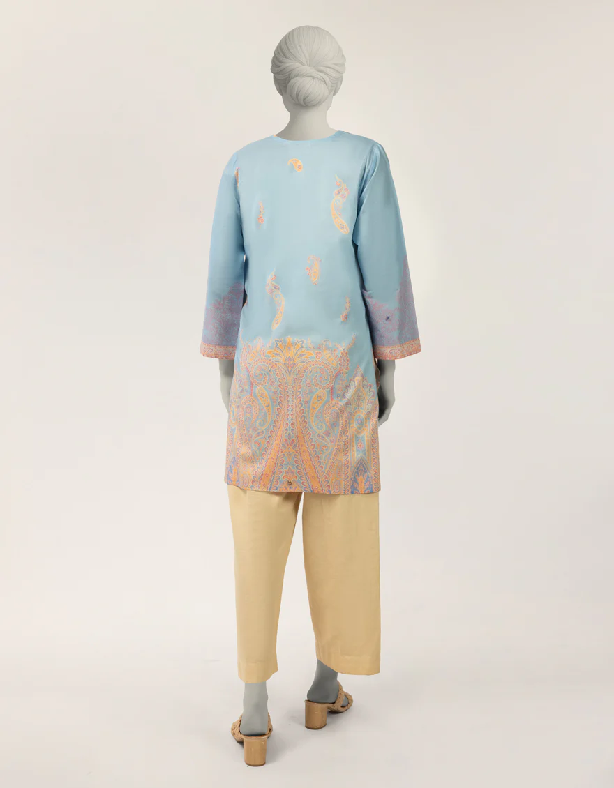 BLUE LAWN KURTI | JJLK-S-JSS-26-619 FB/ASSORTMENT-06 - Image 2