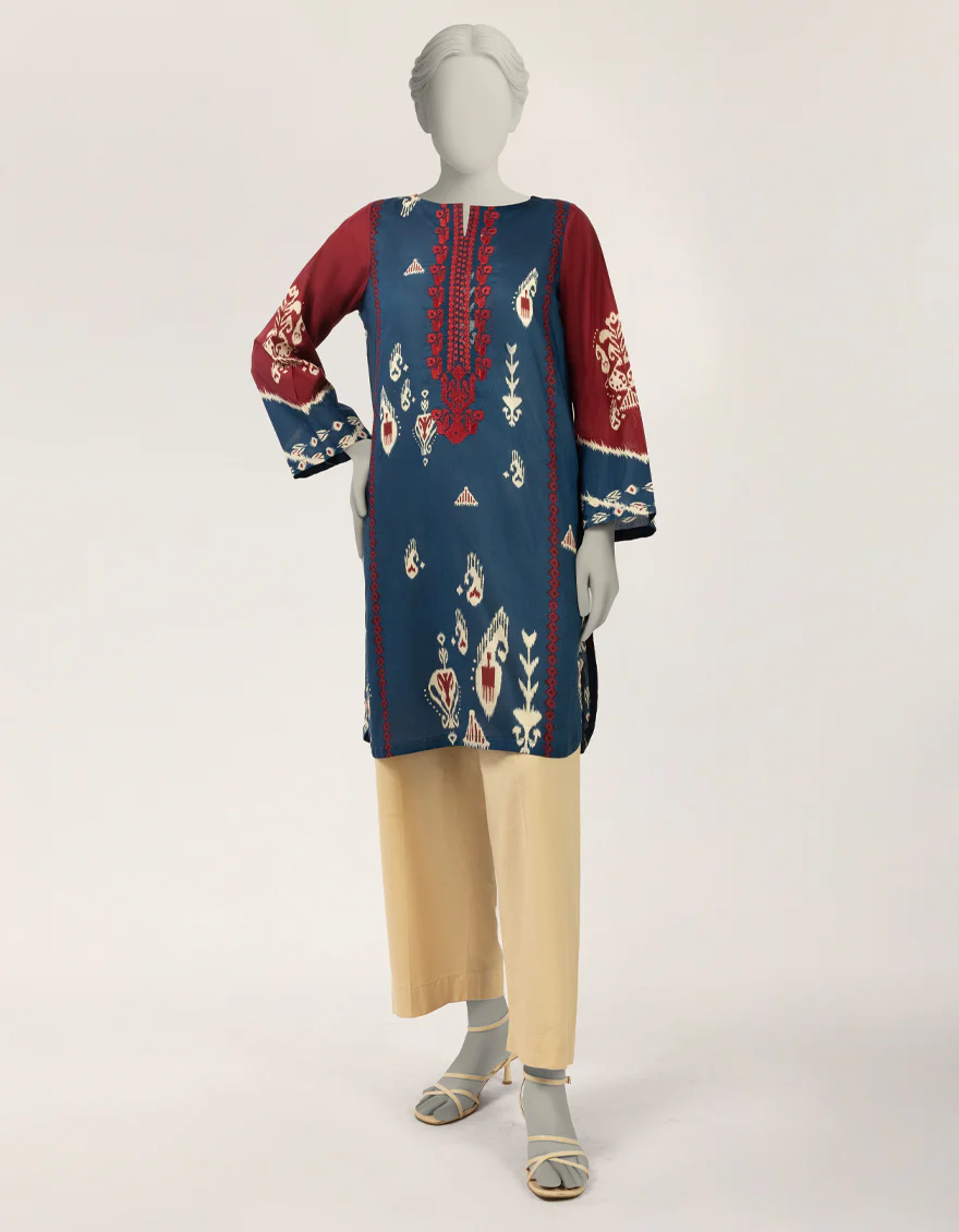 BLUE LAWN KURTI | JJLK-S-JSS-26-624 FB/ASSORTMENT-11