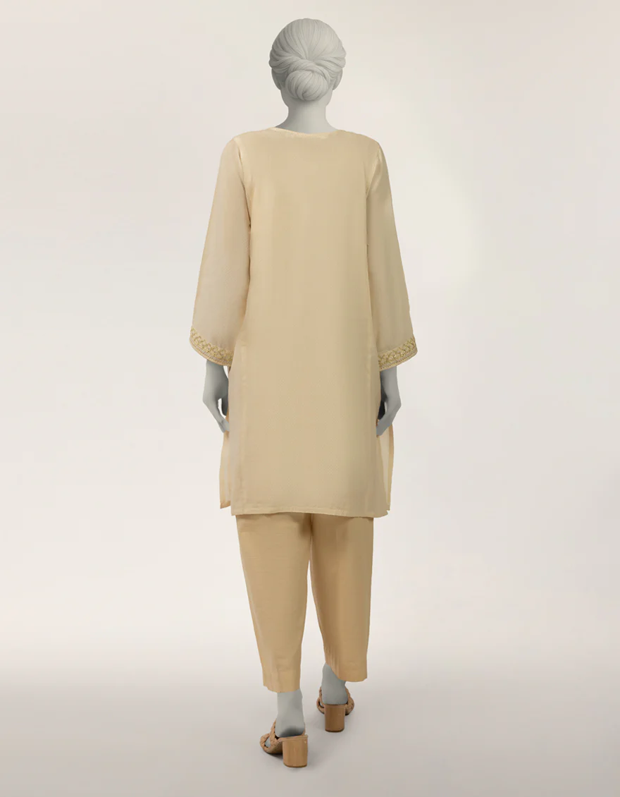 OFF WHITE DOBBY KURTI | JJLK-S-JSS-26-635 FB/ASSORTMENT-22 - Image 2