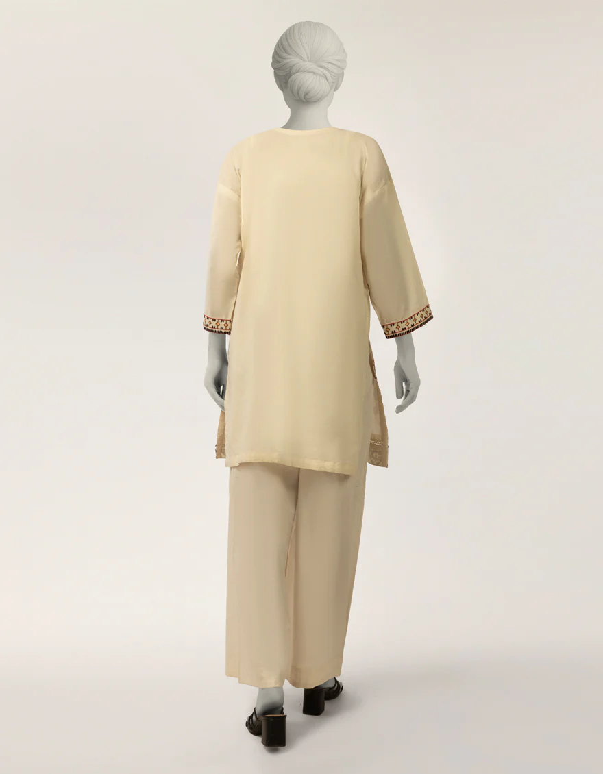 OFF WHITE LAWN KURTI | JJLK-S-JSS-26-643 FB/ASSORTMENT-30 - Image 3