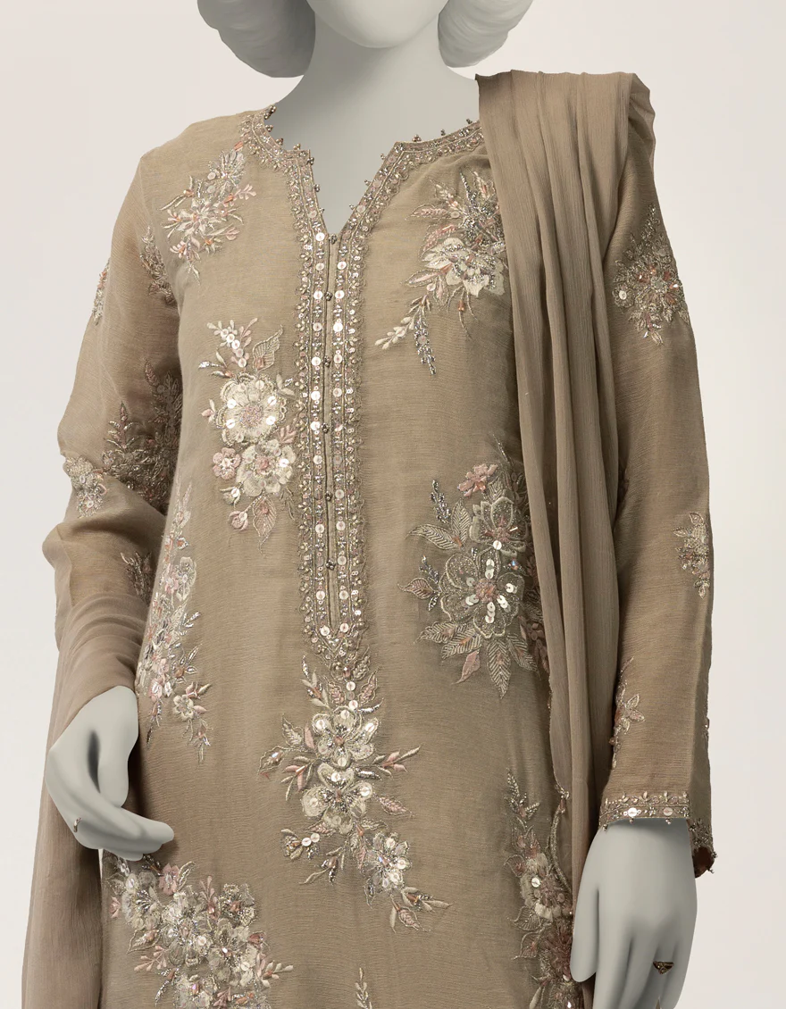 GREY KHADDI 3PC STITCHED | JJPW-S-JPS-26-4004 FB/DANEEN-02 - Image 3