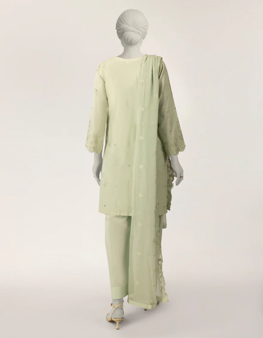 GREEN DOBBY 3PC STITCHED | JJPW-S-JPS-26-4024 FB/INARA-08 - Image 2