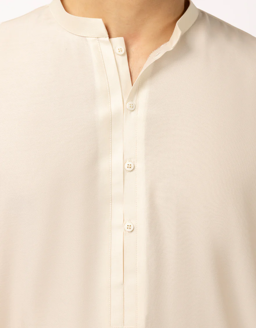 OFF WHITE BLENDED KURTA TROUSERS | JJSHKP-A-47710/S26/CC2792-CL - Image 3