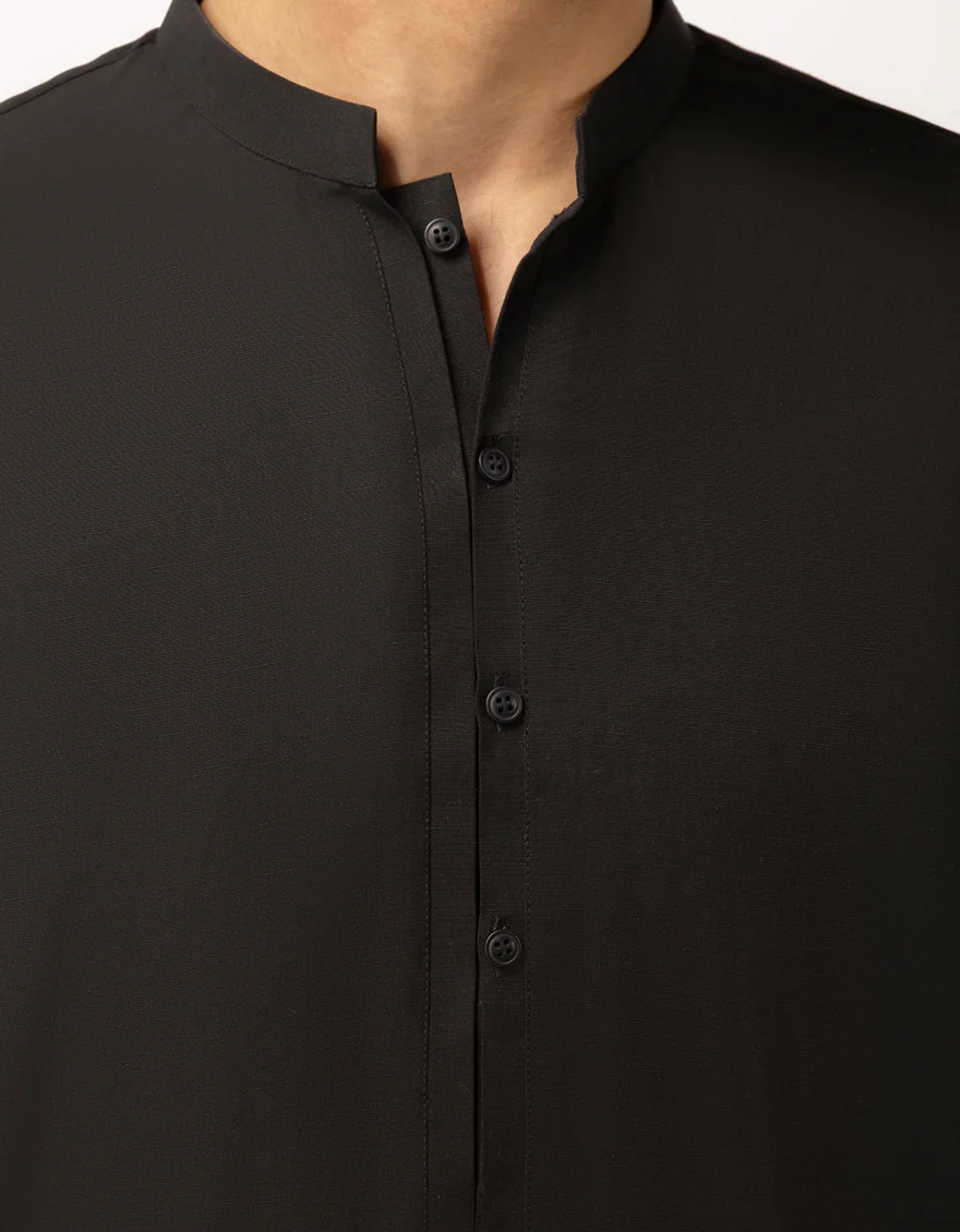 BLACK BLENDED KURTA TROUSERS | JJSHKP-A-47711/S26/CC2789-CL - Image 3