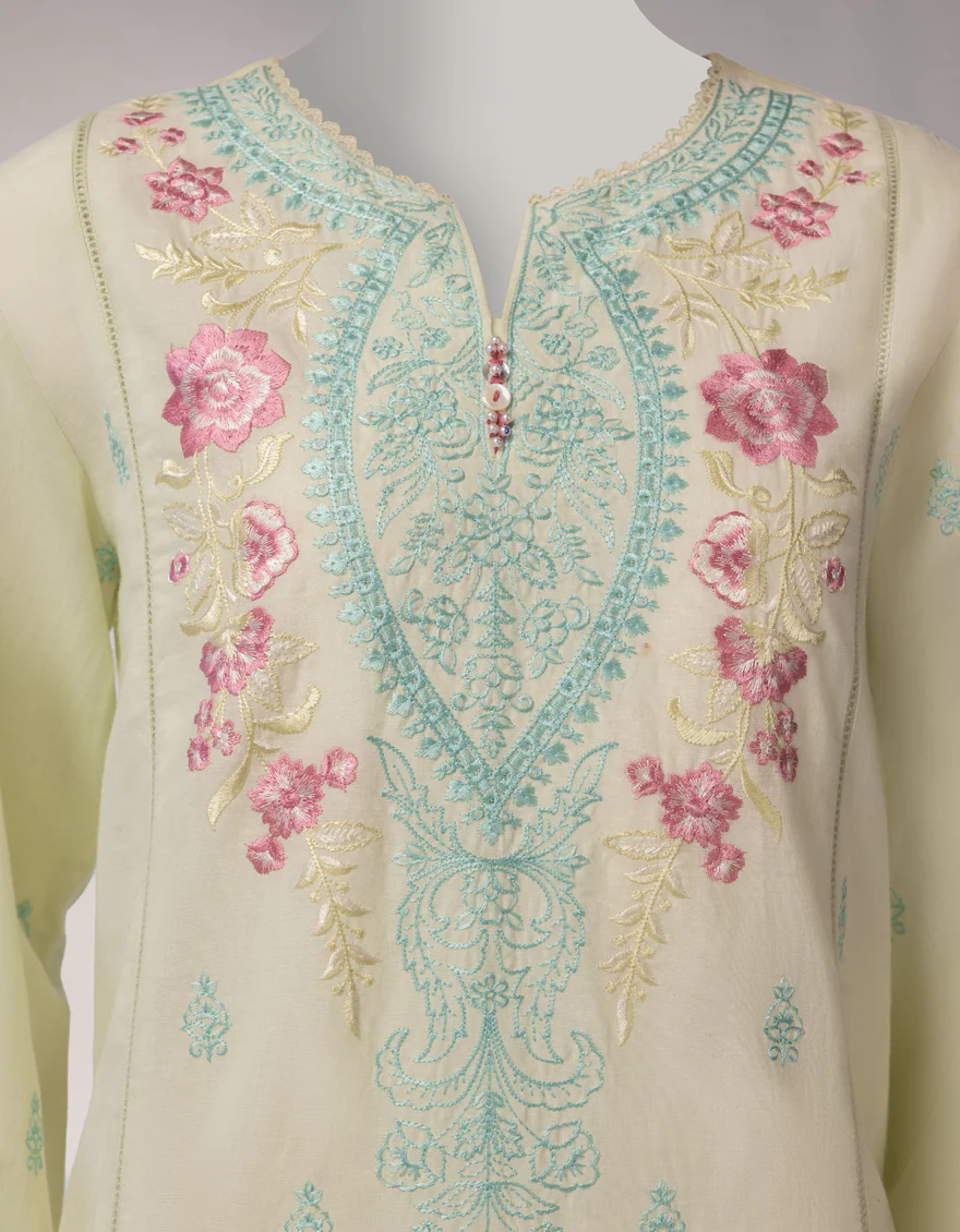GREEN LAWN 3PC UNSTITCHED | JLAWN-S-26-1121 LUXE-B-5 - Image 3