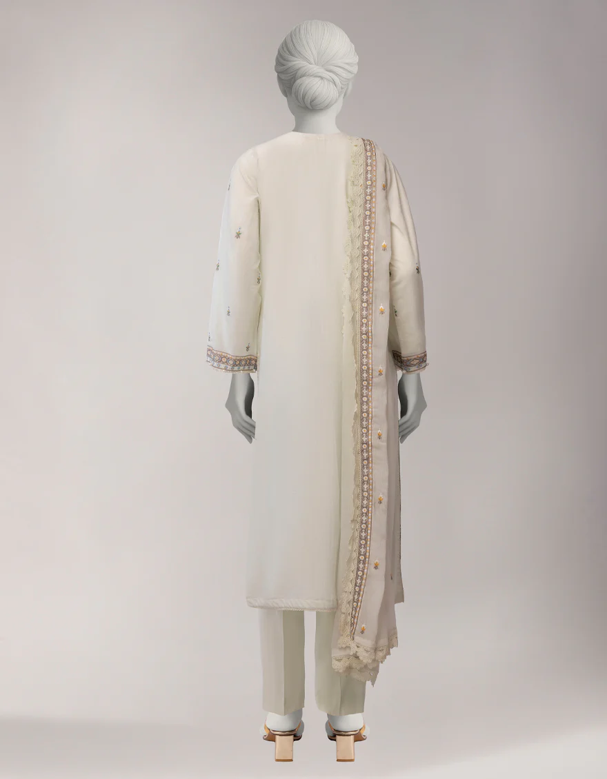 GREEN LAWN 3PC STITCHED | JLAWN-S-26-1122/S LUXE-B-06 - Image 2