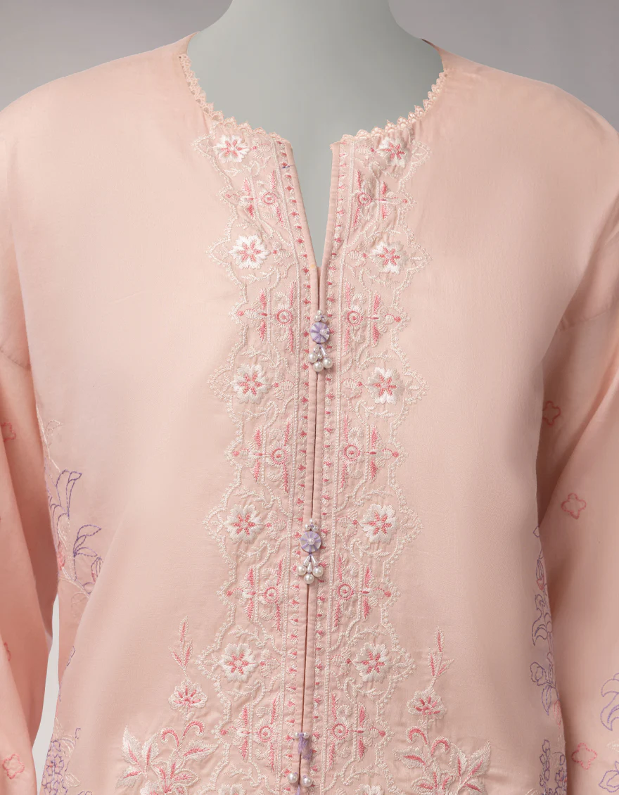 PINK LAWN 3PC STITCHED | JLAWN-S-26-1172/S GRANDEUR-04 - Image 3