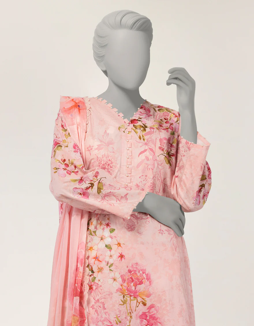 PINK DOBBY 3PC STITCHED | JLAWN-S-26-369/S BOTANICAL-2 - Image 3