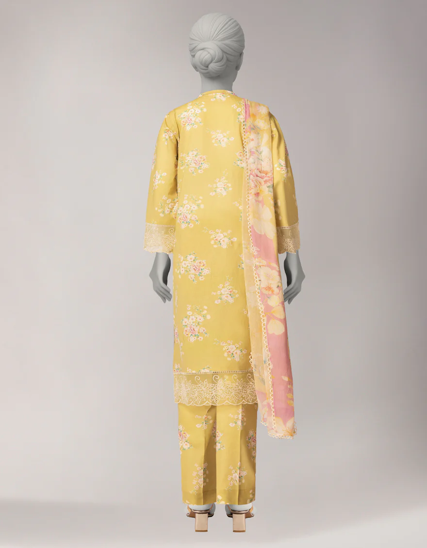 MULTICOLOR LAWN 3PC UNSTITCHED | JLAWN-S-26-3769 FLORAL MYSTIC-7 - Image 2