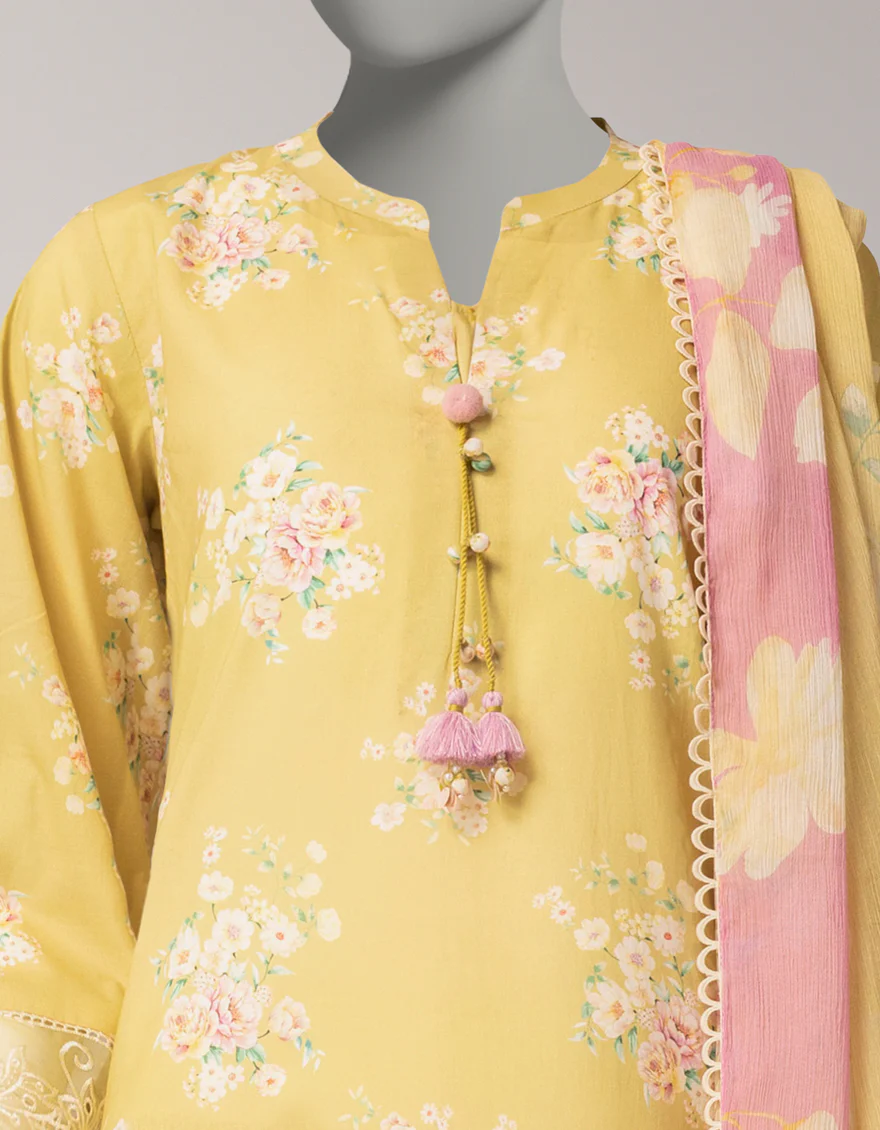 MULTICOLOR LAWN 3PC UNSTITCHED | JLAWN-S-26-3769 FLORAL MYSTIC-7 - Image 3