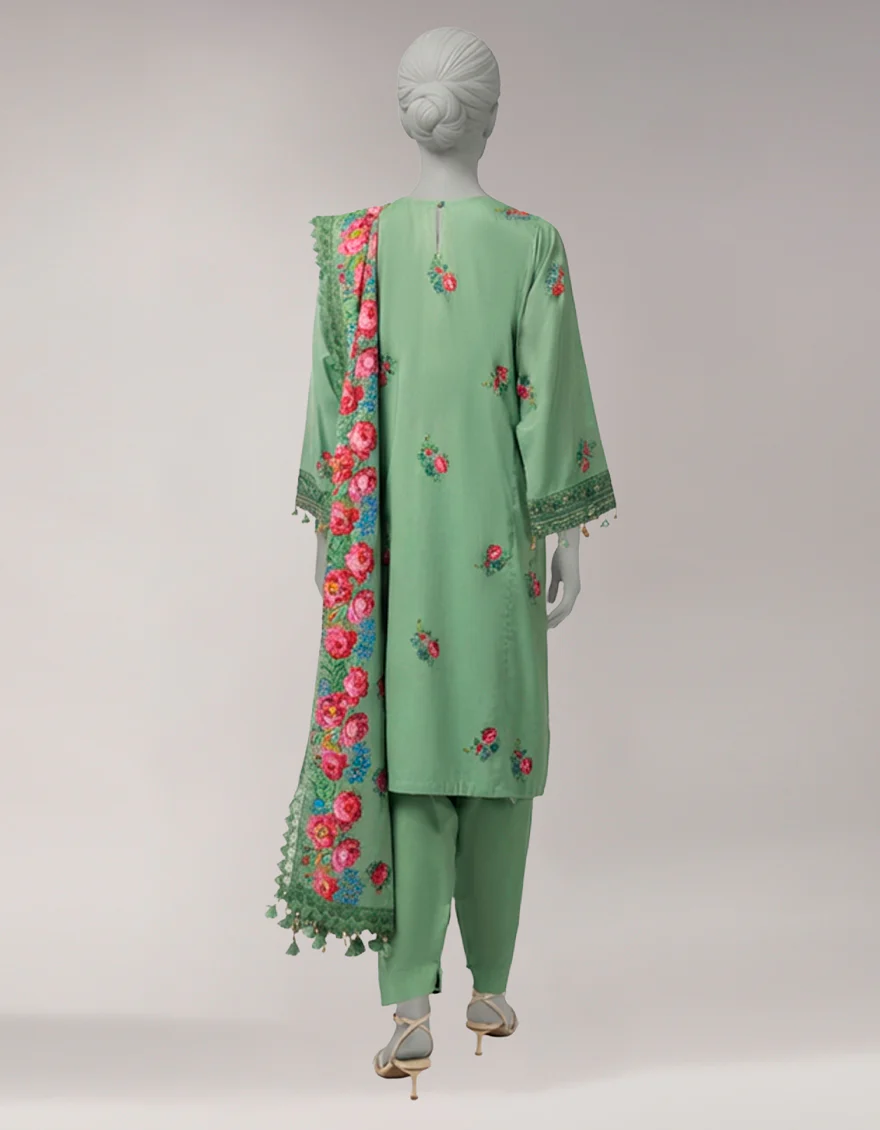 MULTICOLOR LAWN 3PC UNSTITCHED | JLAWN-S-26-3773 GRACE-3 - Image 3