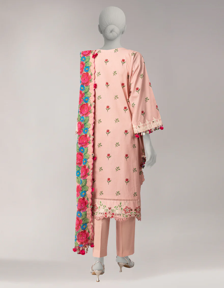 MULTICOLOR LAWN 3PC UNSTITCHED | JLAWN-S-26-3774 GRACE-4 - Image 2