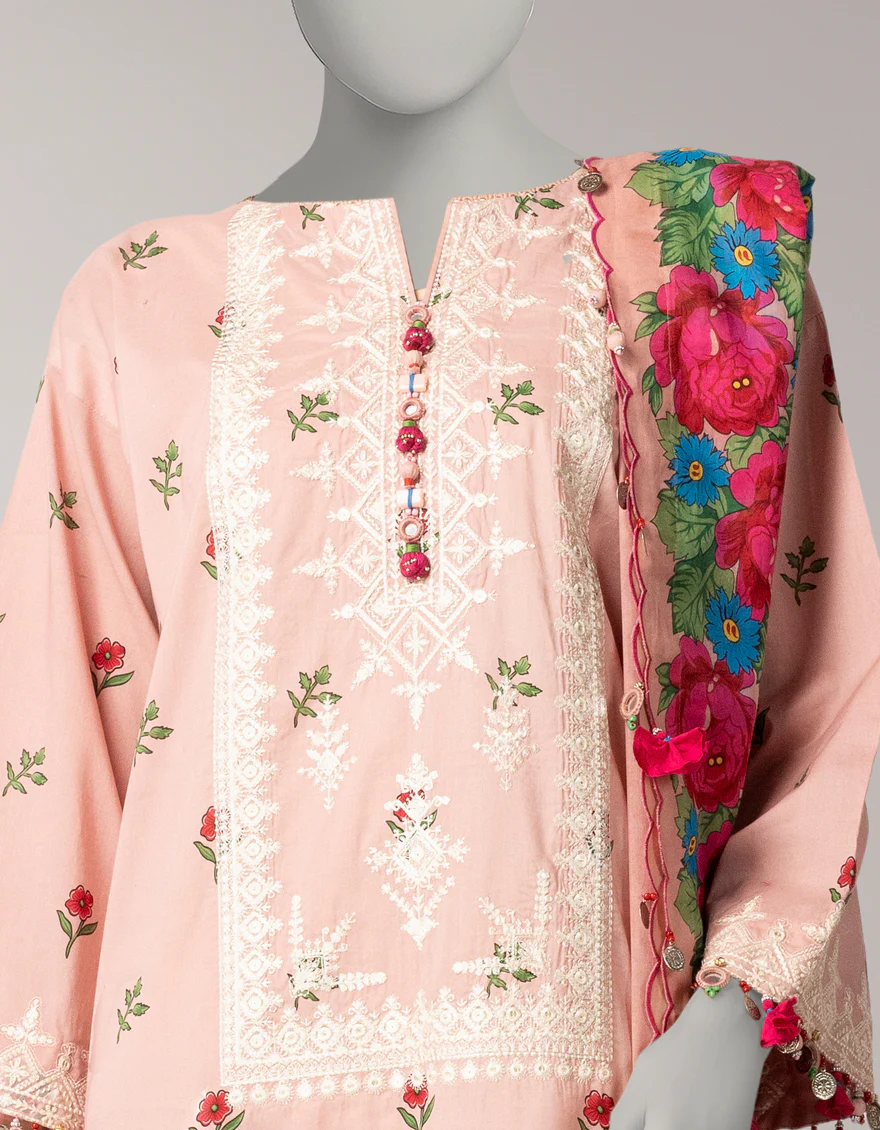 MULTICOLOR LAWN 3PC UNSTITCHED | JLAWN-S-26-3774 GRACE-4 - Image 3