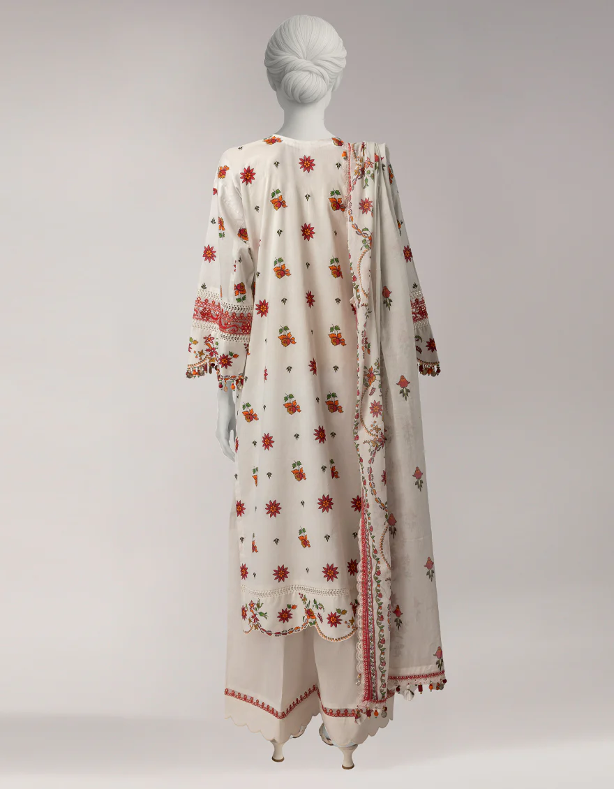MULTICOLOR LAWN 3PC UNSTITCHED | JLAWN-S-26-3776 GRACE-6 - Image 2