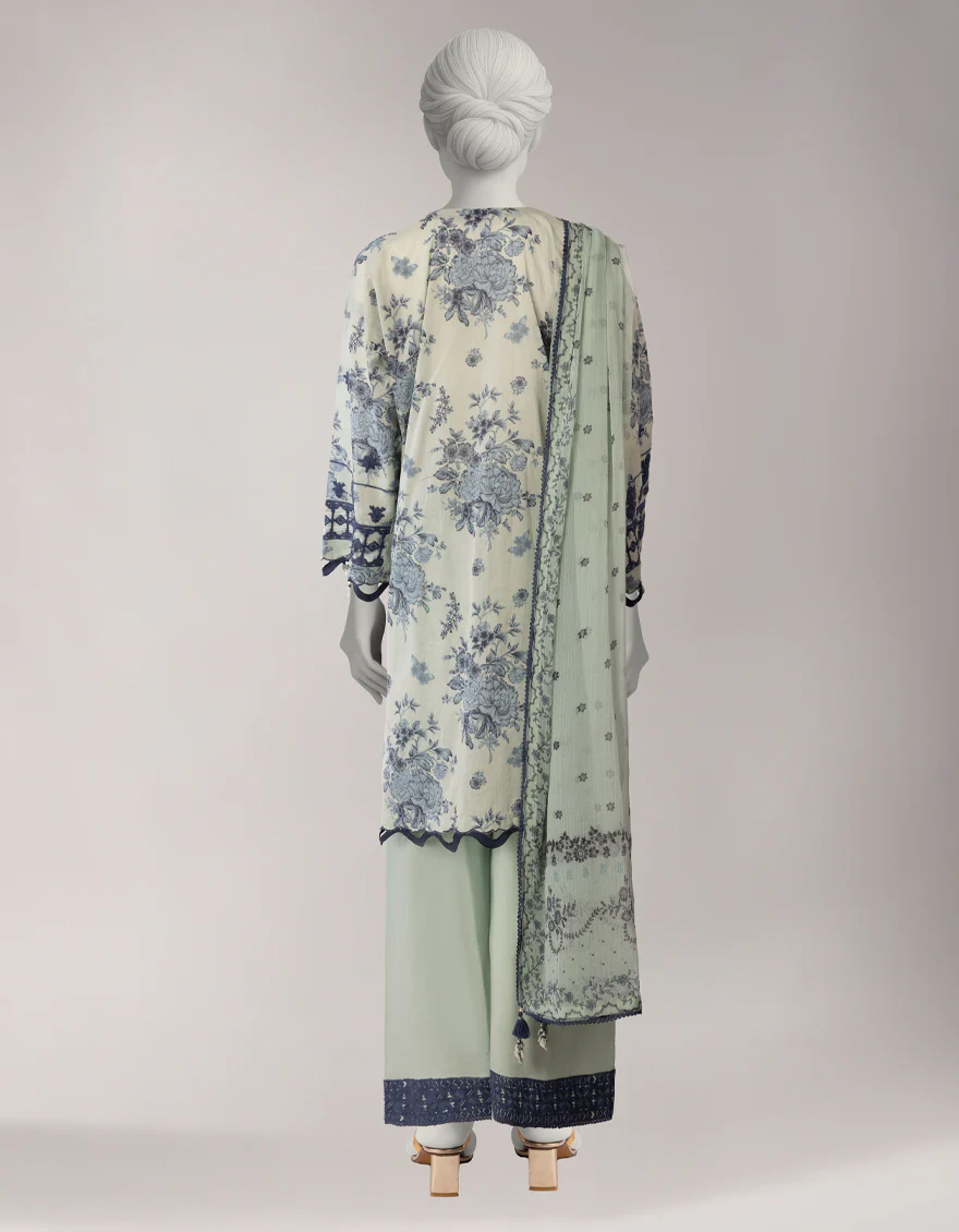 MULTICOLOR LAWN 3PC UNSTITCHED | JLAWN-S-26-3798 MYSTIC BLOOM-4 - Image 2