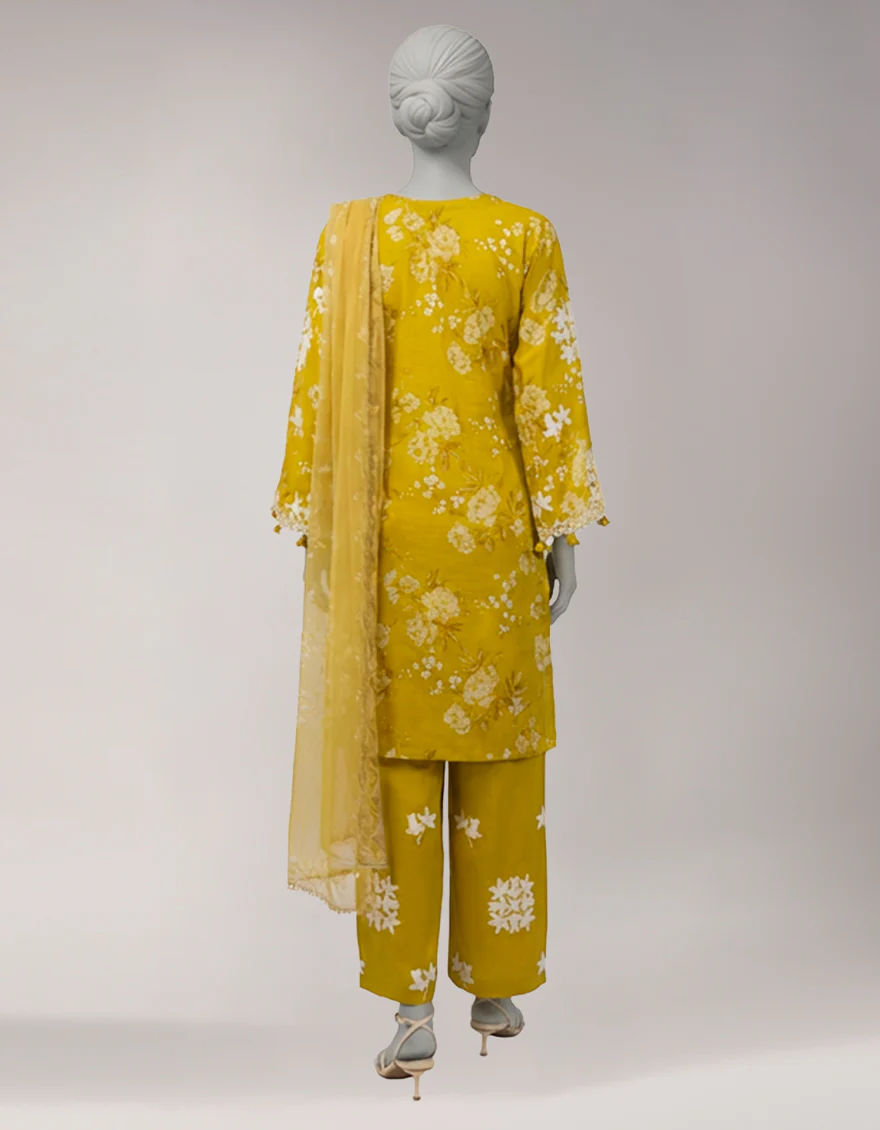 MULTICOLOR LAWN 3PC UNSTITCHED | JLAWN-S-26-3799 MYSTIC BLOOM-5 - Image 3