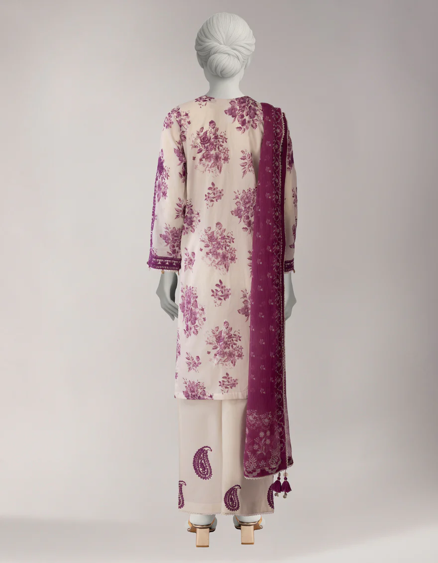 MULTICOLOR LAWN 3PC UNSTITCHED | JLAWN-S-26-3800 MYSTIC BLOOM-6 - Image 2