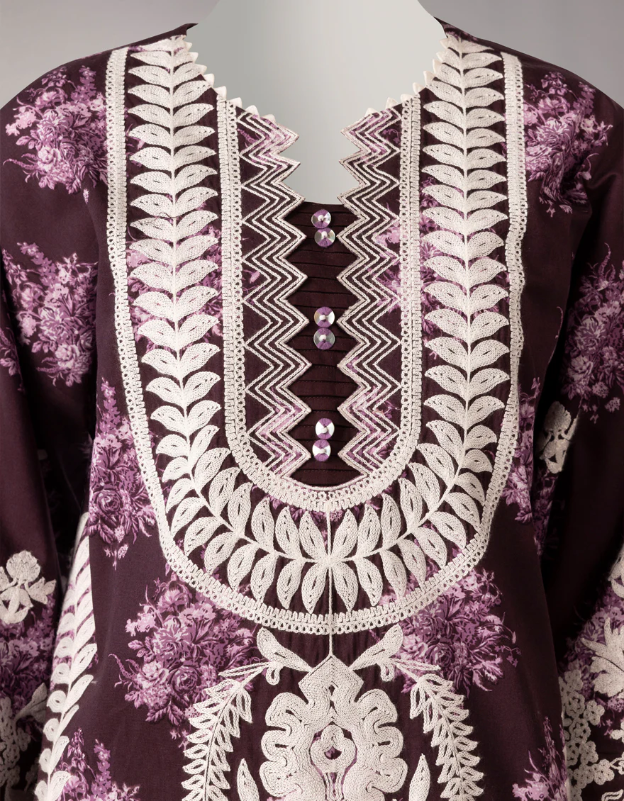 MULTICOLOR LAWN 3PC UNSTITCHED | JLAWN-S-26-3801 MYSTIC BLOOM-7 - Image 3