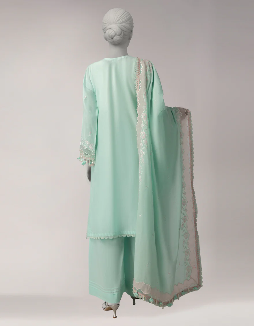 GREEN LAWN 3PC UNSTITCHED | JLAWN-S-26-3824 VINTAGE-2 - Image 2