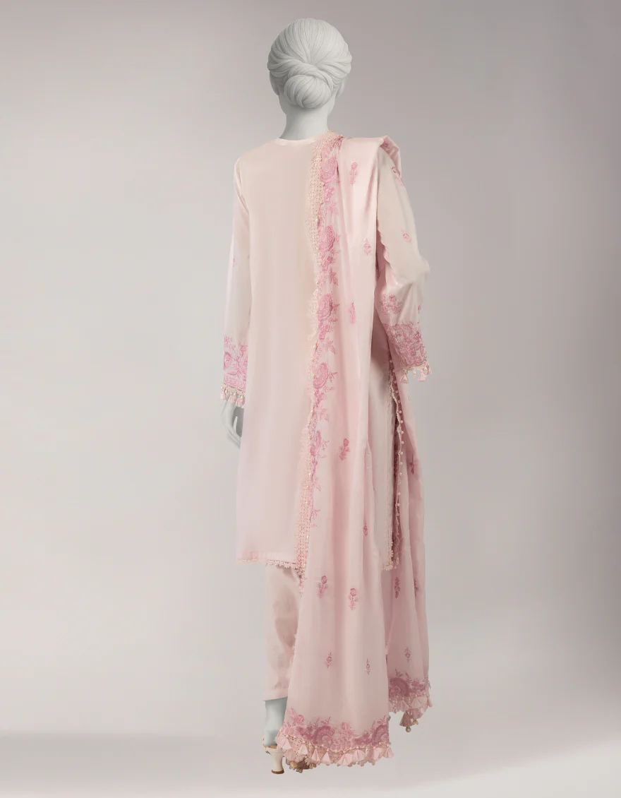 PINK LAWN 3PC UNSTITCHED | JLAWN-S-26-3825 VINTAGE-3 - Image 2