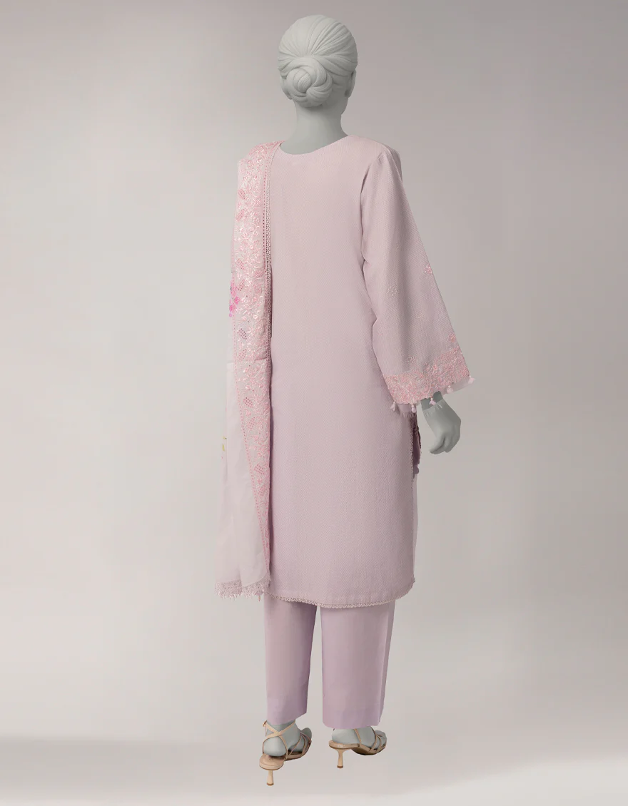 LILAC DOBBY 3PC UNSTITCHED | JLAWN-S-26-3827 DIVINE-1 - Image 2