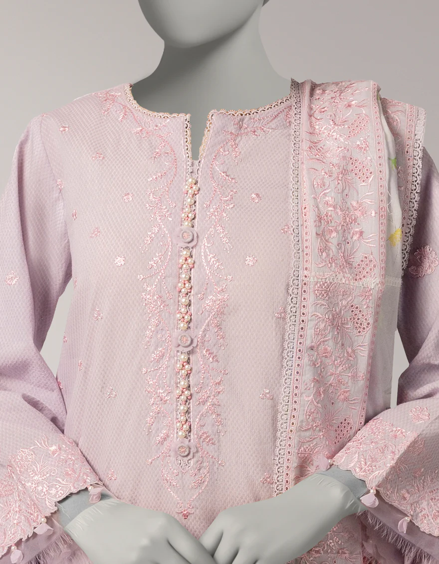 LILAC DOBBY 3PC UNSTITCHED | JLAWN-S-26-3827 DIVINE-1 - Image 3