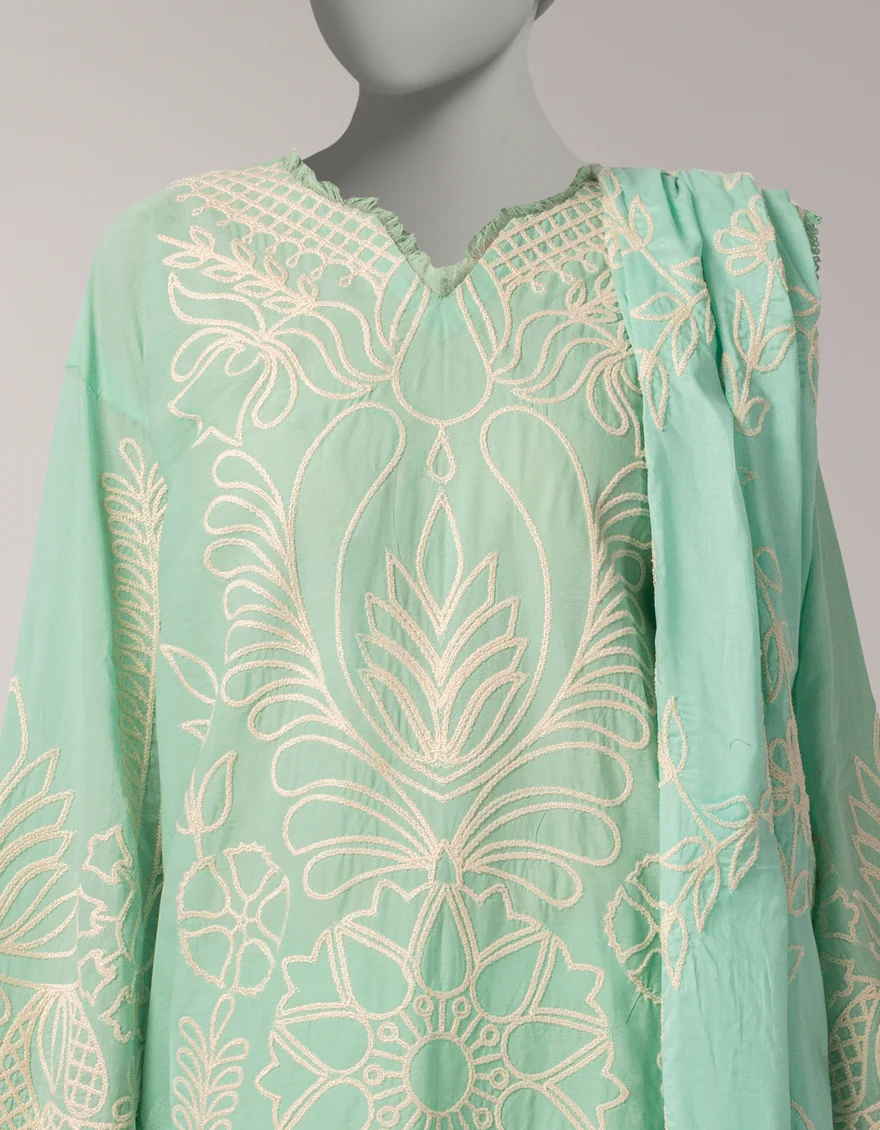 GREEN LAWN 3PC UNSTITCHED | JLAWN-S-26-3844 ROYAL DYNASTY-6 - Image 3