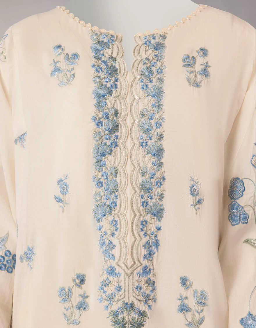 OFF WHITE LAWN 3PC UNSTITCHED | JLAWN-S-26-3846 ROYAL DYNASTY-8 - Image 3