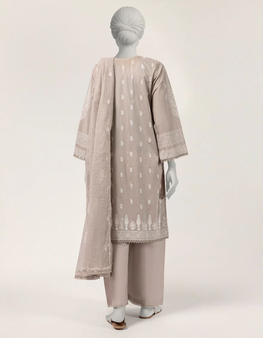 GREY LAWN 3PC STITCHED | JLAWN-S-26-428/S PRINT MUSE-01 - Image 2