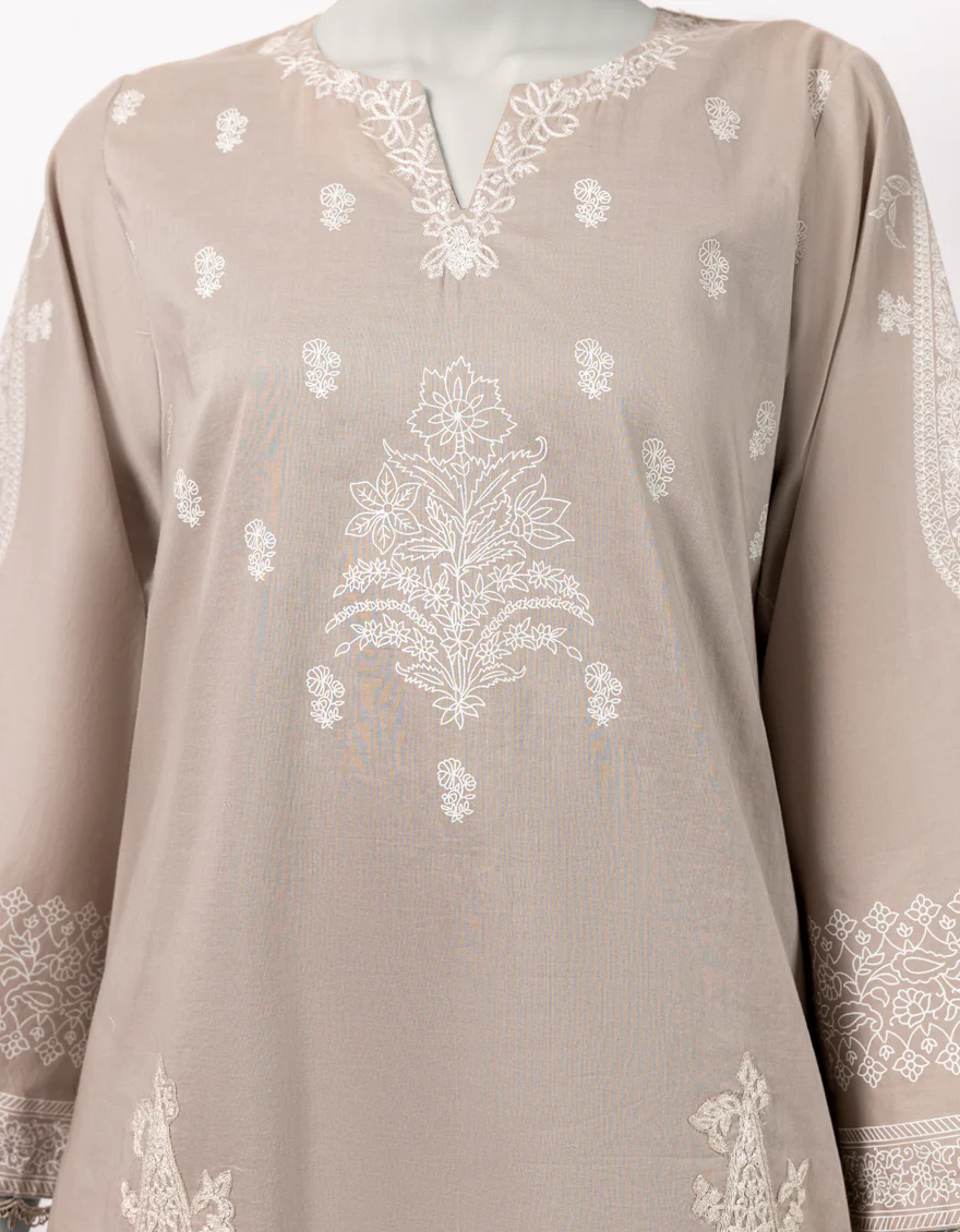 GREY LAWN 3PC STITCHED | JLAWN-S-26-428/S PRINT MUSE-01 - Image 3