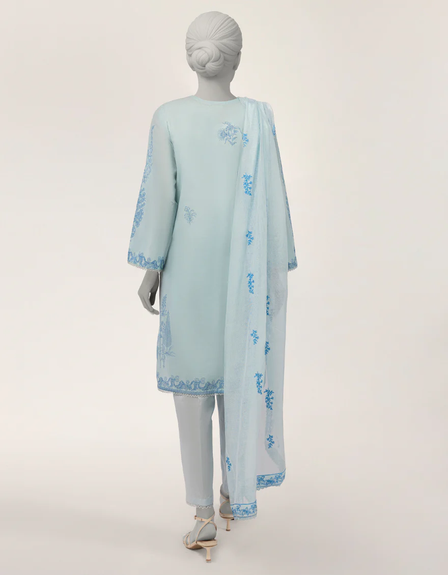 BLUE LAWN 3PC STITCHED | JLAWN-S-26-431/S PRINT MUSE-04 - Image 3