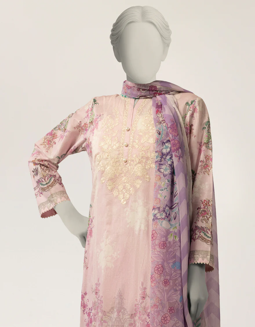 LILAC LAWN 3PC STITCHED | JLAWN-S-26-530/S MEADOW MUSE-01 - Image 2