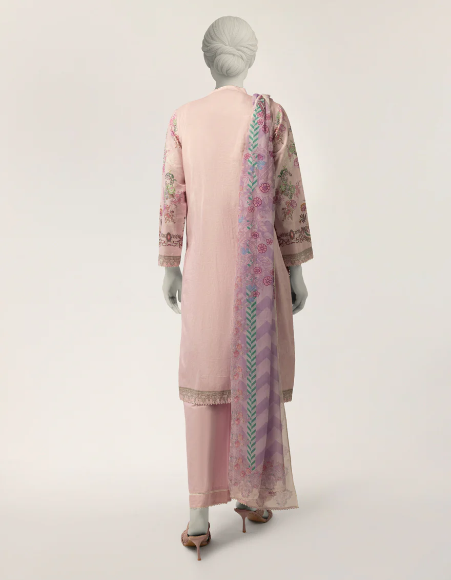 LILAC LAWN 3PC STITCHED | JLAWN-S-26-530/S MEADOW MUSE-01 - Image 3