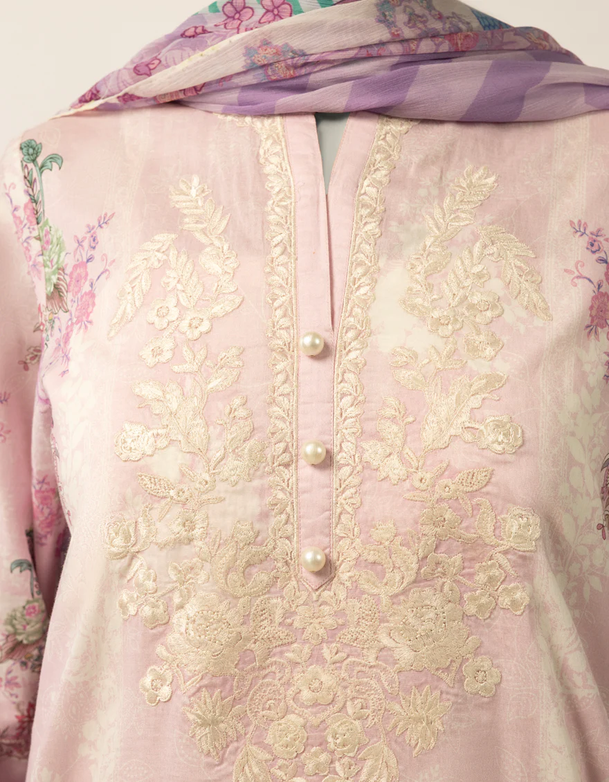 LILAC LAWN 3PC STITCHED | JLAWN-S-26-530/S MEADOW MUSE-01 - Image 4