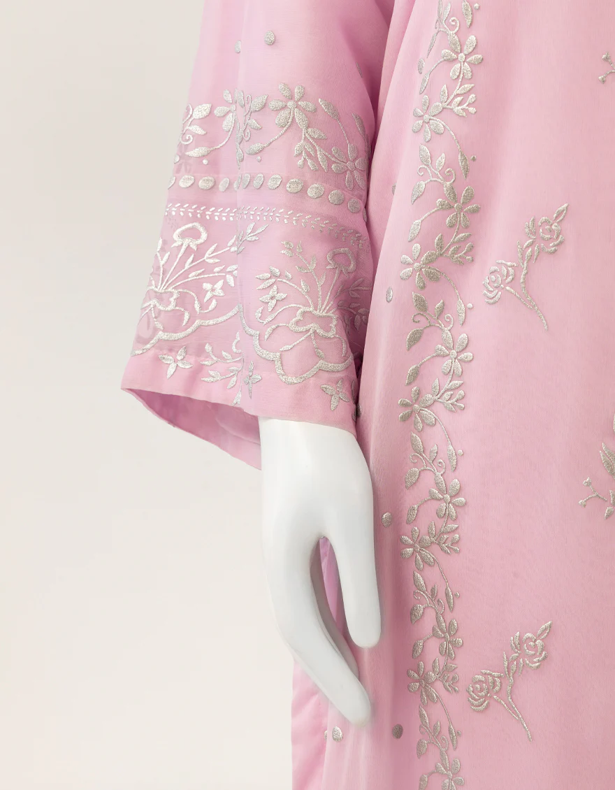 PINK BAMBER CHIFFON 3PC STITCHED | JLAWN-S-26-570/S MUKESH-05 - Image 7