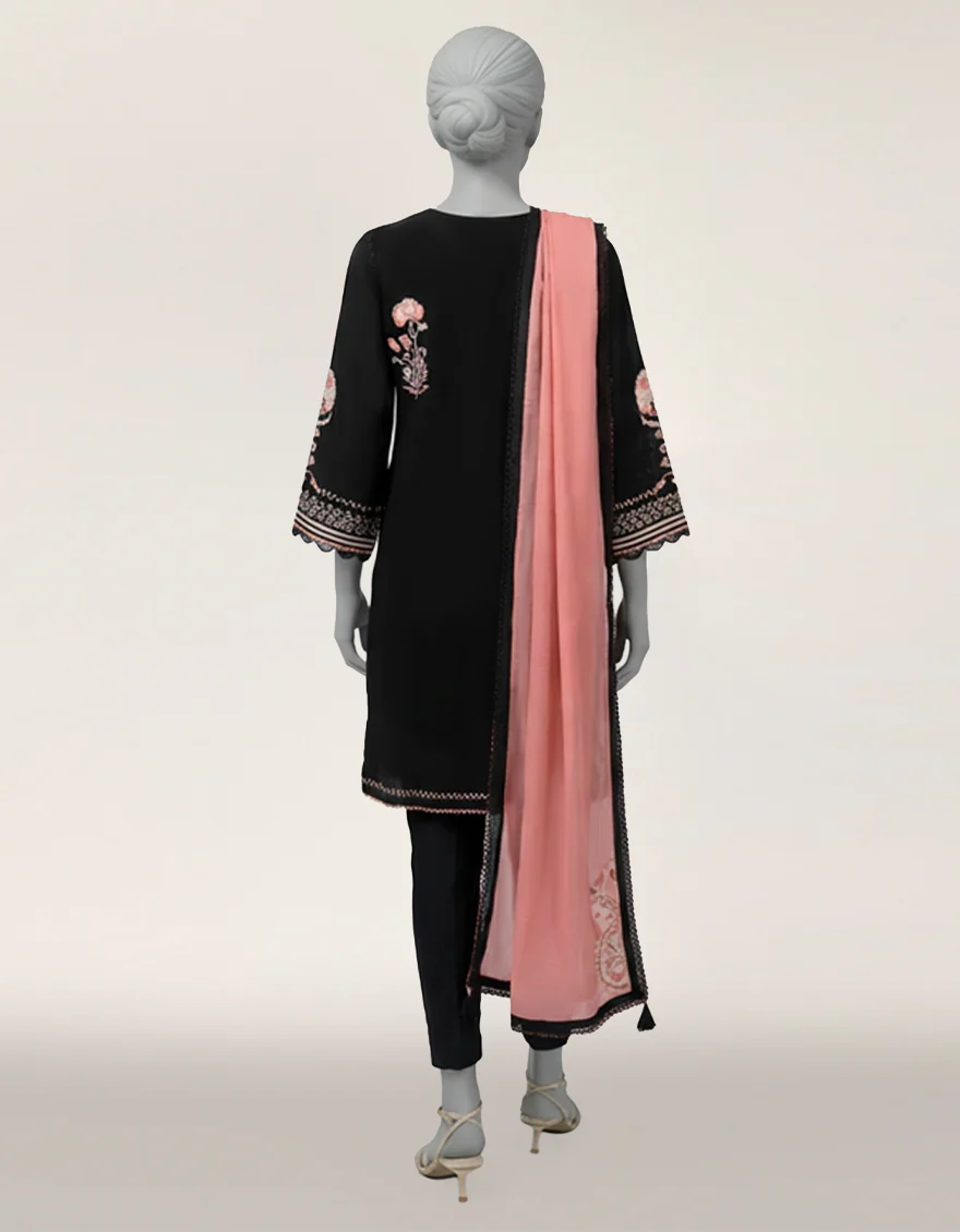 BLACK LAWN 2PC STITCHED | JLAWN-S-JDS-26-1224/S MALTA-A-02 - Image 3