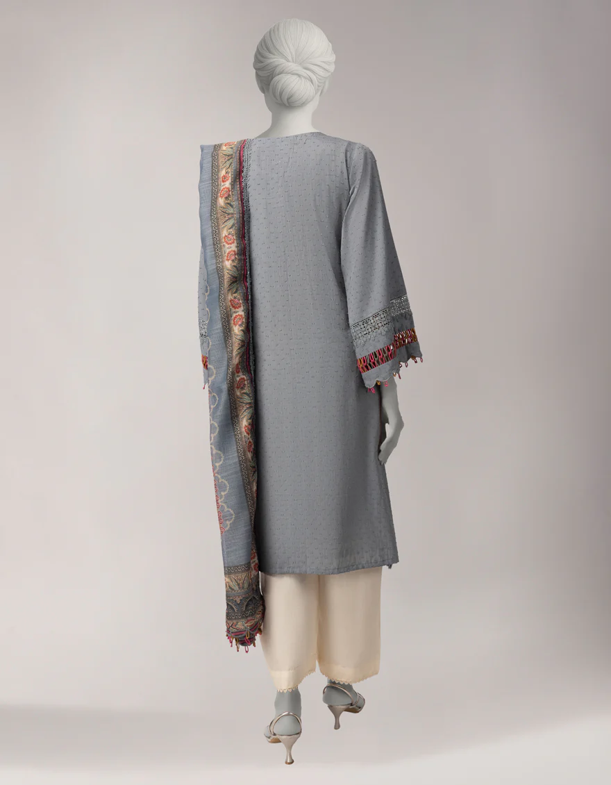 GREY DORIA 2PC UNSTITCHED | JLAWN-S-JDS-26-1248 RIWAYAT-2 - Image 2