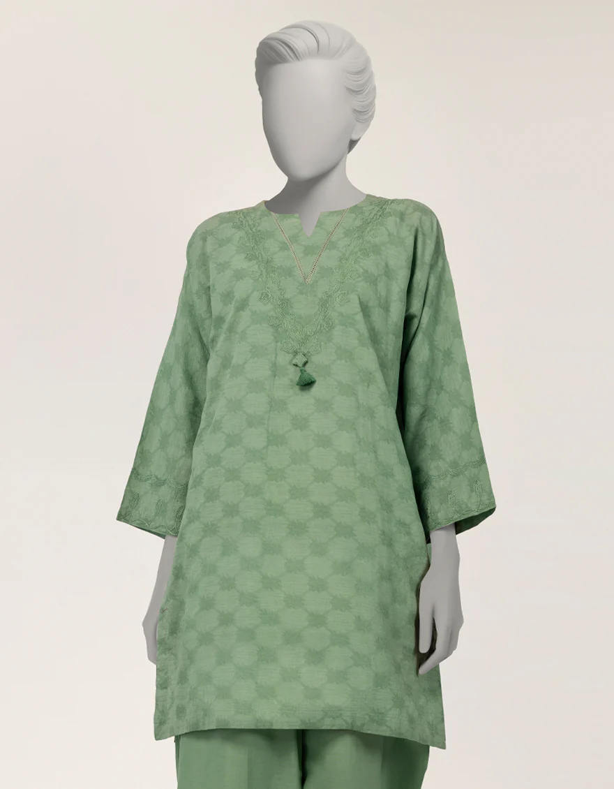 GREEN DOBBY 2PC STITCHED | JLAWN-S-JST-26-2297/S CORD-03 - Image 2