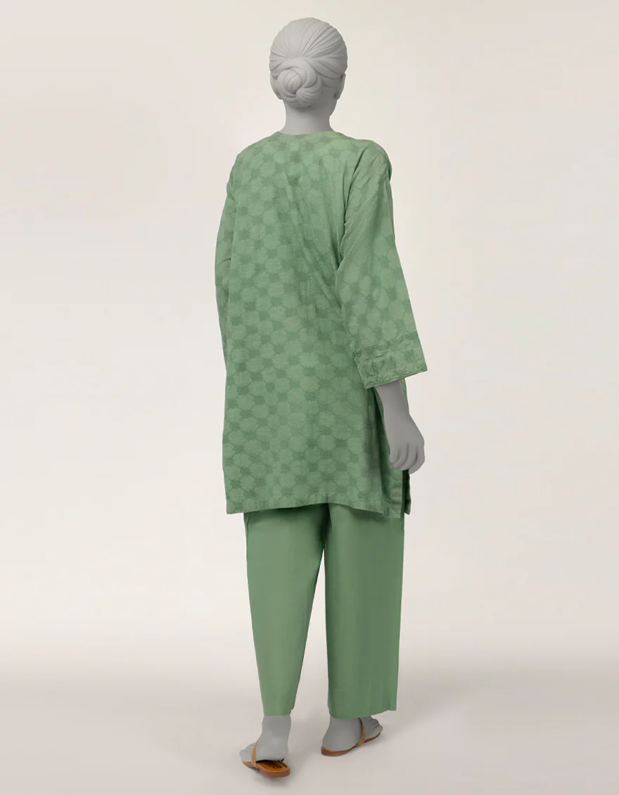 GREEN DOBBY 2PC STITCHED | JLAWN-S-JST-26-2297/S CORD-03 - Image 3