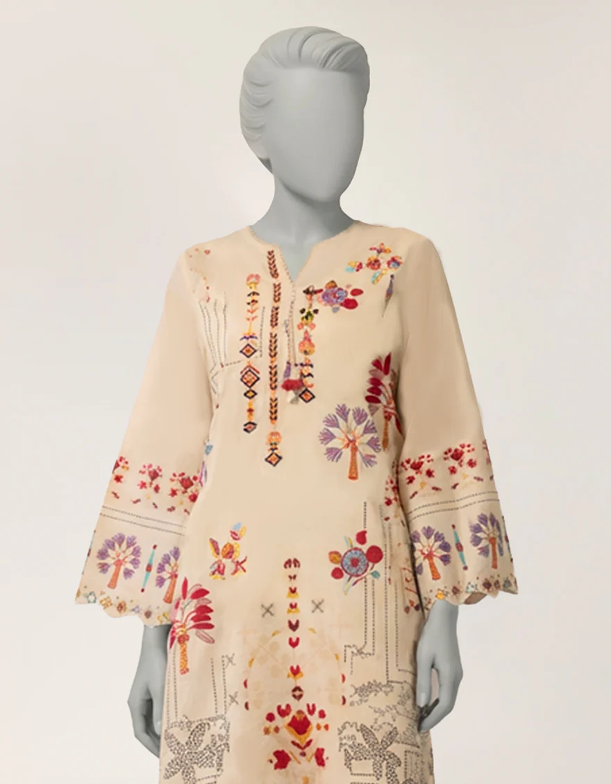 BEIGE LAWN 2PC STITCHED | JLAWN-S-JST-26-2309/S MALTA-B--03 - Image 2