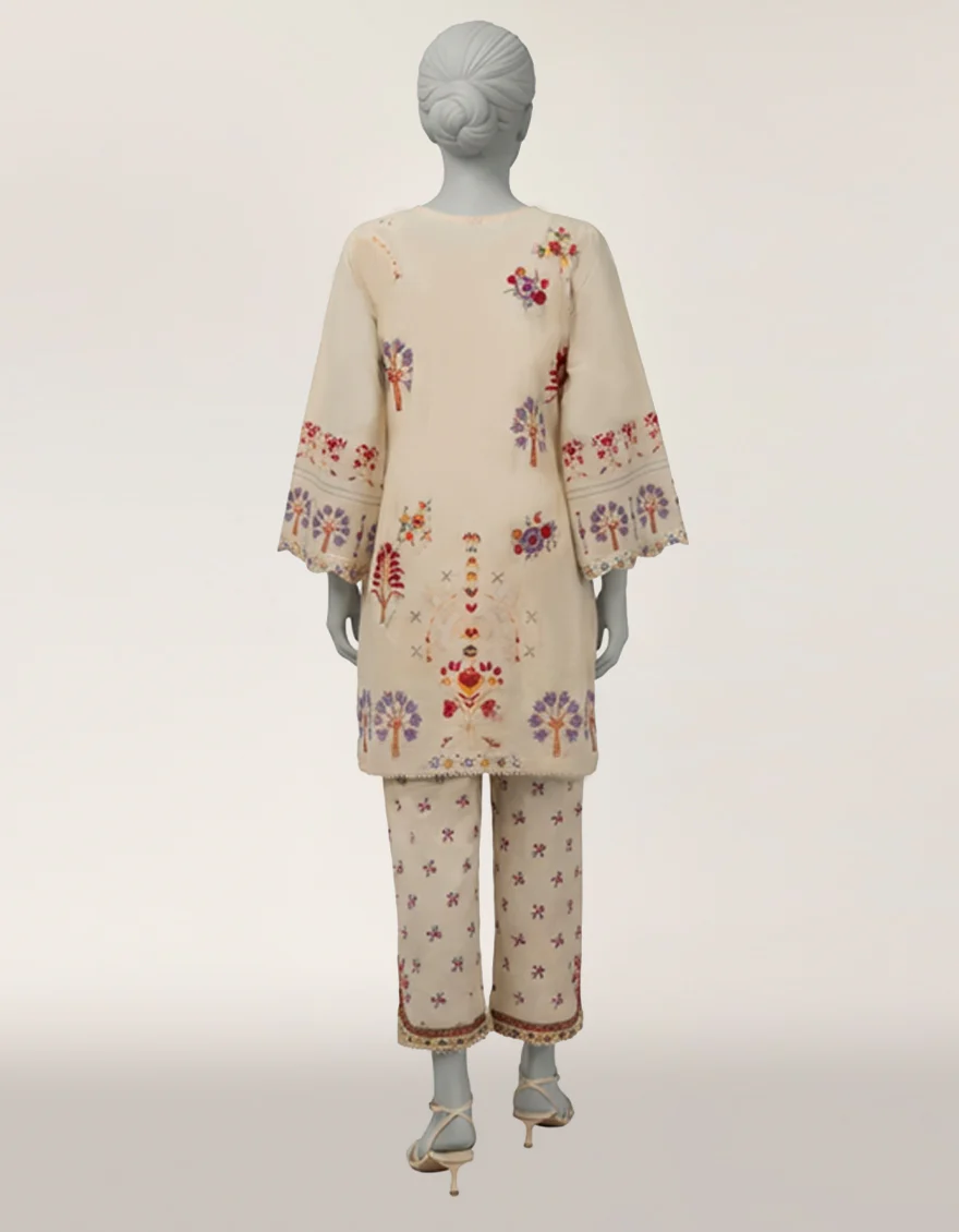 BEIGE LAWN 2PC STITCHED | JLAWN-S-JST-26-2309/S MALTA-B--03 - Image 3