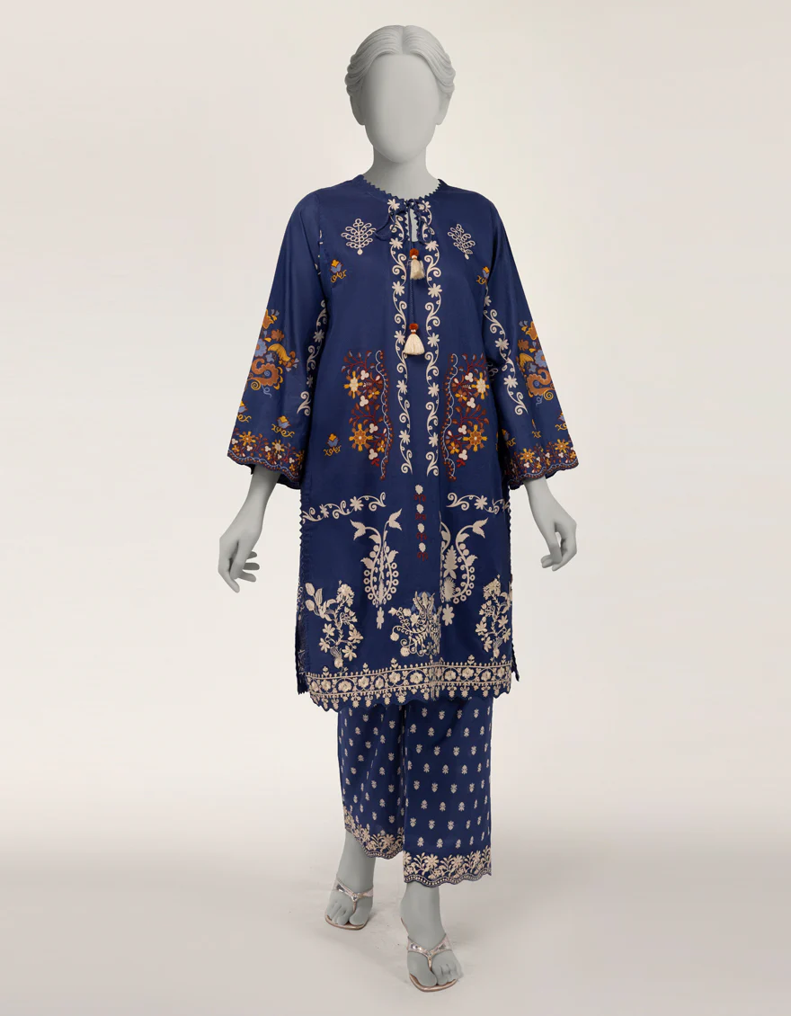 BLUE LAWN 2PC STITCHED | JLAWN-S-JST-26-2310/S MALTA-B--04